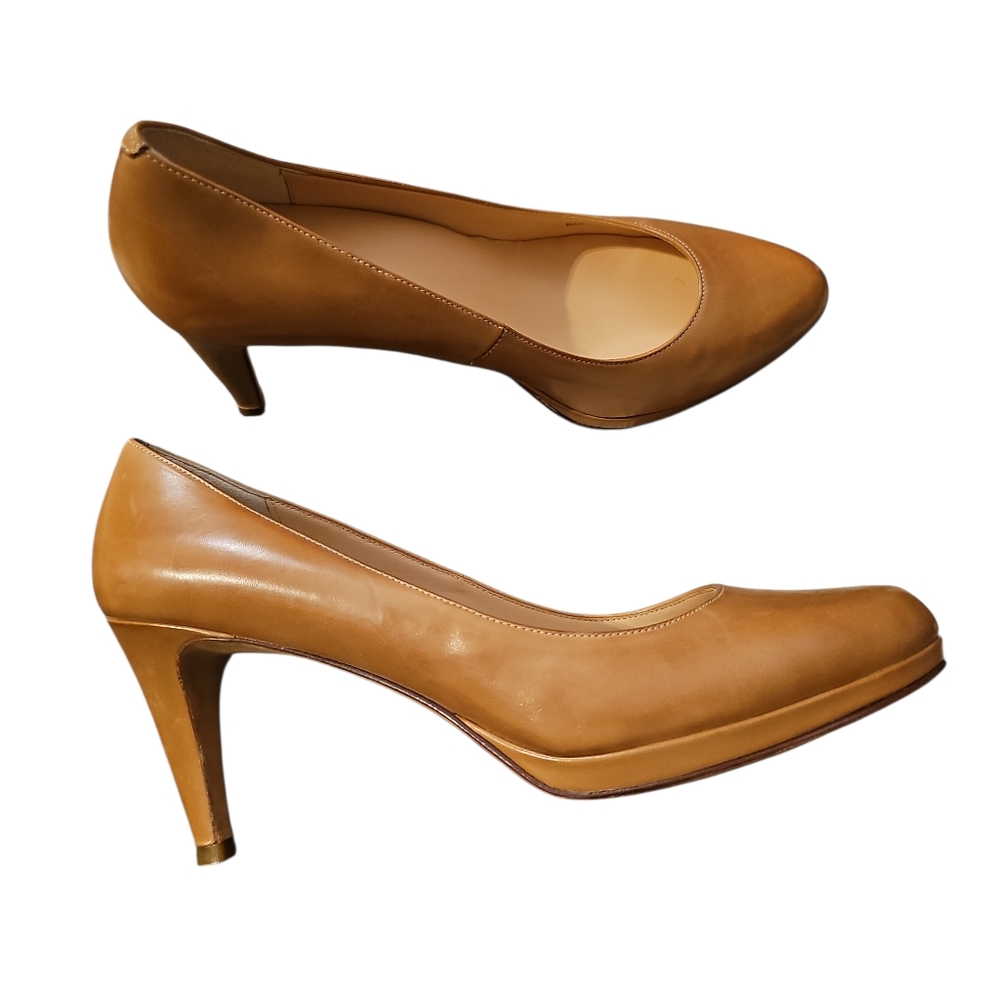 Cole Haan Light Brown Tan Elegant Tan Heels Sz 10.5 New SH366